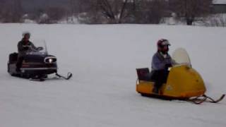 preview picture of video 'Vintage snowmobiles, Boonville, NY'