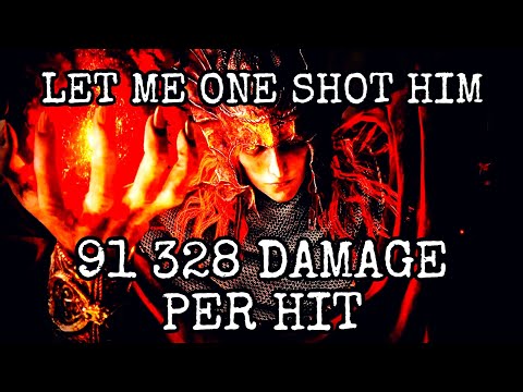 Messmer the Impaler - One Shot - 91K Damage Per Hit - Elden Ring