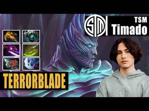 Terrorblade Safelane | TSM.Timado | LATE GAME MONSTER CARRY NEW NA HOPE | 7.32c Gameplay Highlight