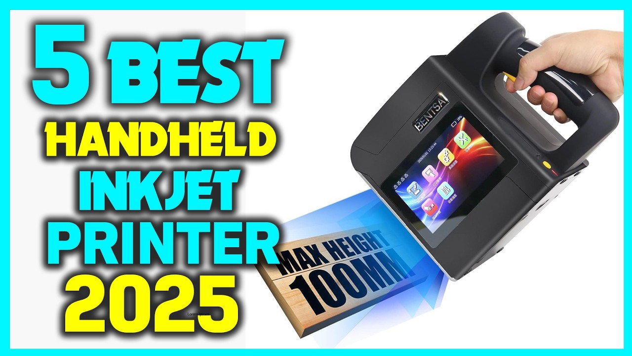 ✅Best Handheld Inkjet Printer Reviews 2025 - Hand Held Inkjet Printers That Can Print on Anything