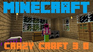 Minecraft Crazy Craft 3.0 S1 E2: Timin Comes To Visit!