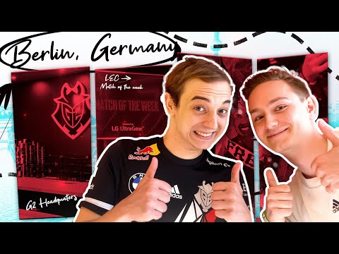 [VLOG] I MET WITH CAPS! | LEC Studio + G2 Office Tour | BERLIN VLOG 2022