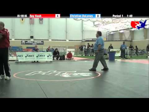 Roy Nash vs. Christian DuLaney at 2013 ASICS FILA Cadet Nationals - GR