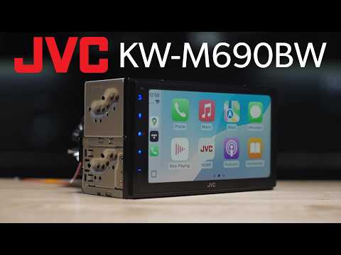 JVC KW-M690BW touchscreen in-dash receiver | Crutchfield
