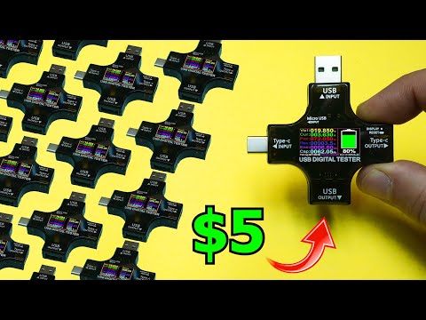 $5 Aliexpress USB Tester Type-C PD Digital Capacity Meter 8A