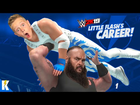 The Rise of Little Flash! WWE 2k19 Career Mode (SKIT) Part 1 | K-City GAMING