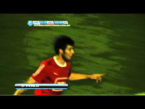 Gol de Penco. Instituto 1 - Independiente 2. Fecha 41. Torneo Primera B Nacional. FPT