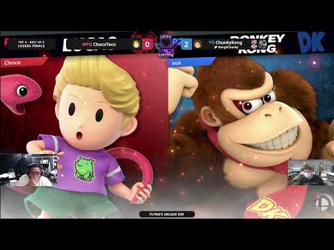 Flynn's Arcade 039 Losers Finals - ChocoTaco (Lucas) Vs. ChunkyKong (Donkey Kong) SSBU ULTIMATE