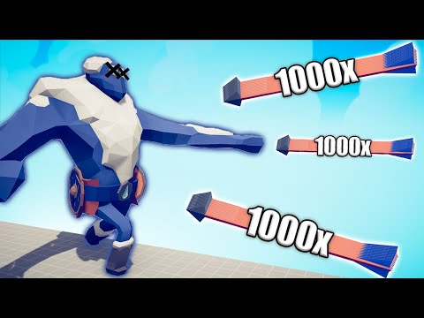 ICE GIANT vs 1000x OVERPOWERED UNITS - TABS | Totally Accurate Battle Simulator 2023