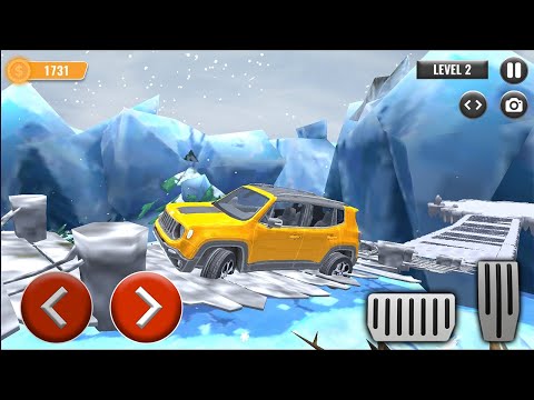 Jeep 4x4 SUV Hill Climb Car Drive Tracking Stunt Driving Simulator - Android IOS GamePlay.