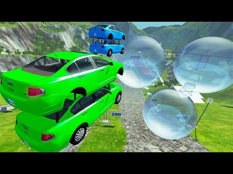 Beamng drive - High Speed Random Car Jumps #79 | BeamNG-Destruction