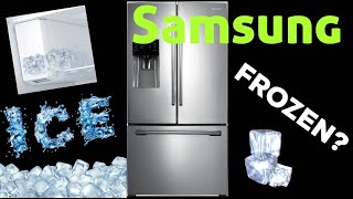 Samsung Fridge Ice Machine Freezing Up — Easy Fix (My Ice Tray Is Full Again)