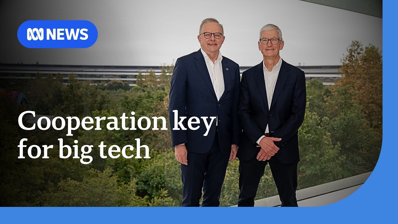 Australia's PM Albanese meets Apple CEO Cook on AI regulation, social media control