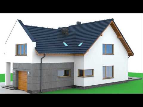 Projekt domu Głogówek 31 - Wizualizacja 3D