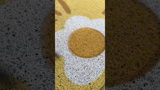 I found a treasure!this silk loop floor mat is amazing the pattern is really touching