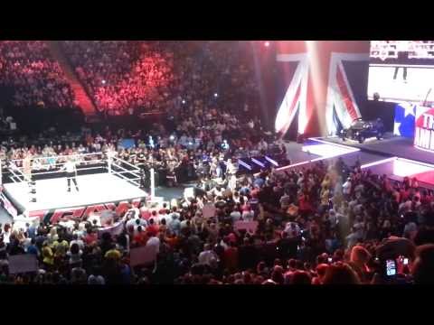 John Cena vs The Real Americans entrances RAW Manchester 11/11/13