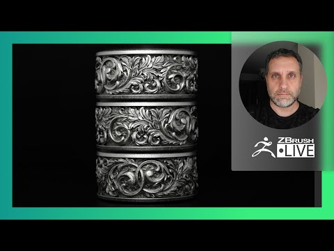 Sculpting Organic Jewelry Designs with ZBrush - Nacho Riesco Gostanza