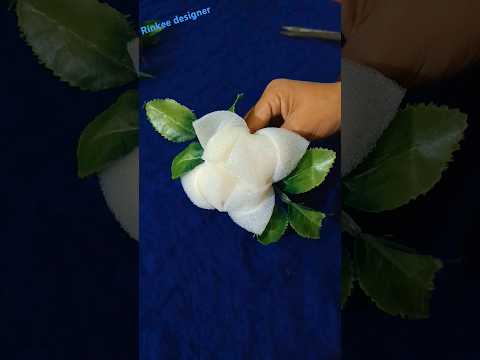 foam sheets se banaye flower#flowers  #shortsvideo #viralvideo #rinkeedesigner