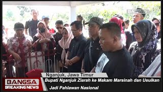 Bupati Nganjuk Ziarah ke Makam Marsinah dan Usulkan Jadi Pahlawan Nasional