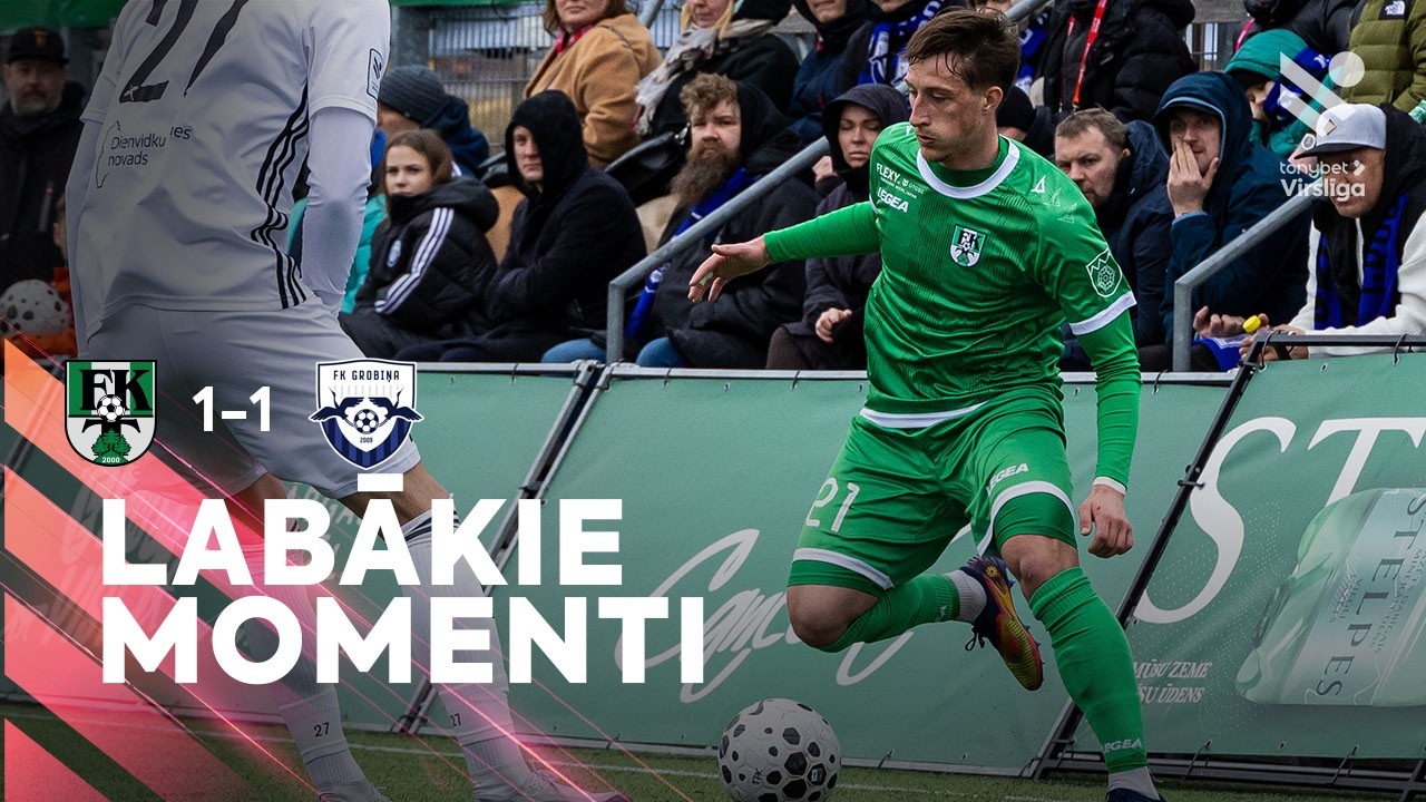 FK Tukums 2000 vs FK Grobiņa Highlights