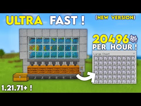 ULTRA FAST 1.21.71+ ZERO TICK KELP BONEMEAL FARM TUTORIAL in Minecraft Bedrock !