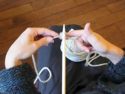 comment monter mailles d'un tricot