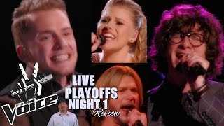 The Voice LIVE PLAYOFFS NIGHT 1 Review 11/10/2014