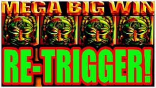 ⭐️**MEGA BIG WIN!!!**⭐️RE-TRIGGERS!!! KING OF AFRICA SLOT MACHINE