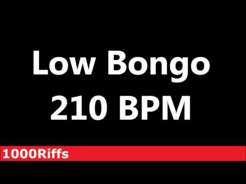 Low Bongo Metronome : 210 BPM ✓ Beats Per Minute