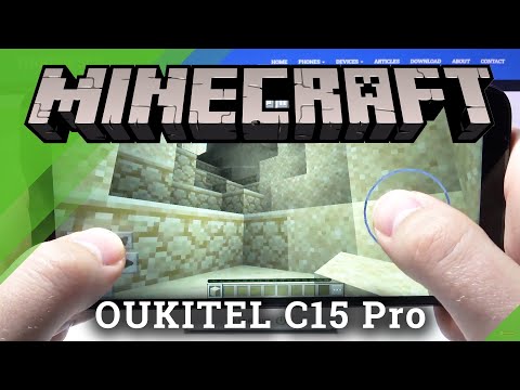 Minecraft on OUKITEL C15 Pro – Gameplay