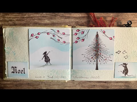 Christmas Joy and Tilly by Jo Rice #laviniastamps #journalling