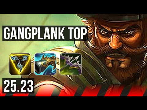 GANGPLANK vs DARIUS (TOP) | 11/0/5 | EUW Master | 25.23