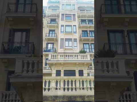 Praias reais de San Sebastián Donostia.