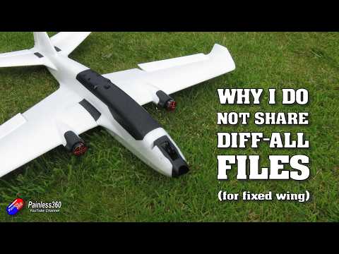 Why I don't like sharing a fixed wing INAV setup file (diff_all or dump)