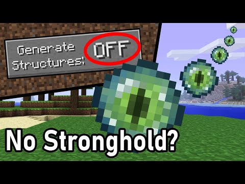 What Happens to Ender Eyes with Structures Off? (Minecraft)