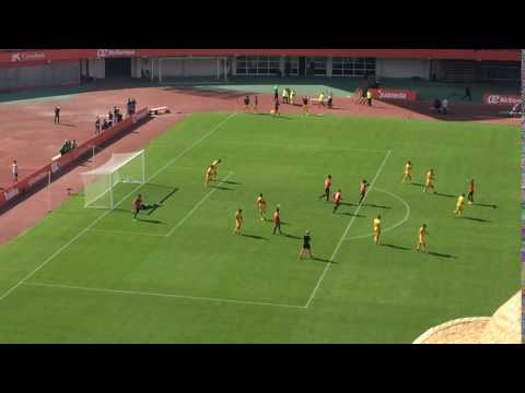 Gol de penalti Lago Junior. RCD Mallorca 1 - Alcorcón 0. 2ª División - Liga 123 16/17