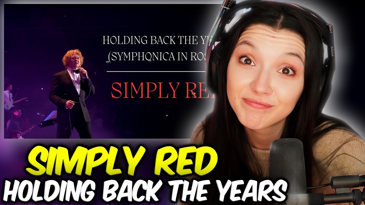 FIRST TIME REACTING to Simply Red Holding Back The Years LIVE Performance!