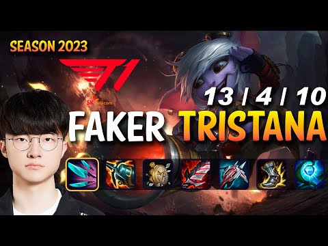 T1 Faker TRISTANA vs YONE Mid - Patch 13.19 KR Ranked