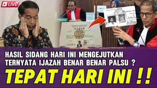 Download lagu TEPAT HARI INI ! HASIL SIDANG IJAZAH JOKOWI BENAR-BENAR MENGEJUTKAN, JOKOWI DIBIKIN PANIK mp3