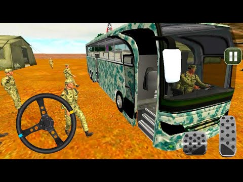 Army Bus Driving 2017: Military Coach Transport Simulator - Android GamePlay
