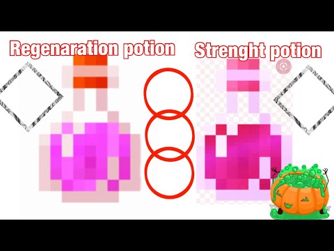 Gamer Queen - Minecraft Potions Strength and Regeneration