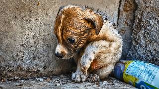Abandoned Puppy was Thrown in the Dumpster and Struggling to Survive Until This Happened