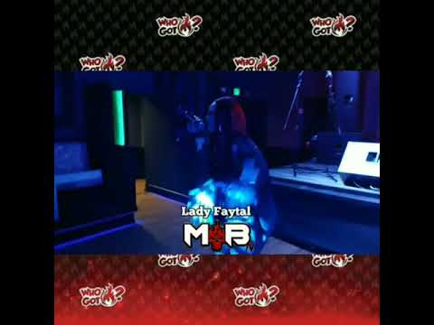 Lady Faytal performing a feature on song "Dark Side" with Switch Rich in Modesto CA