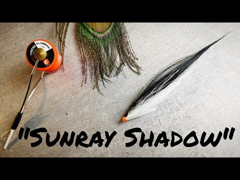 "Sunray Shadow" Tube Fly Variant! How to tie a tube fly. Fly tying tutorial!