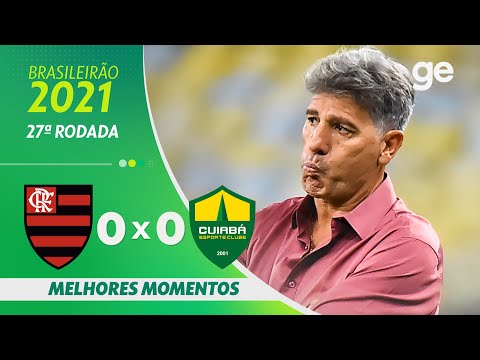 Gols e lances de Flamengo x Cuiabá