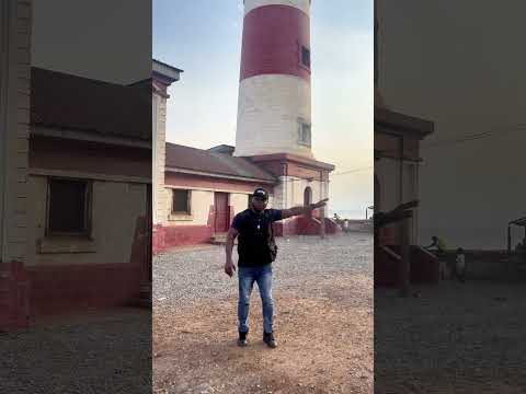 Jamestown Lighthouse located in Ghana's oldest district Jamestown. A major Attraction for tourists.