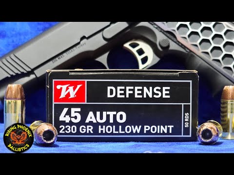 Winchester Silvertip HP .45acp-1911 review.