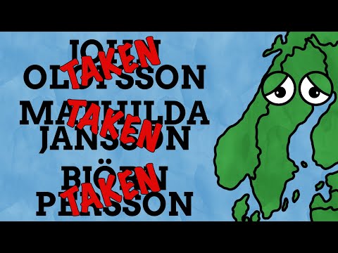 Sweden Ran Out Of Names