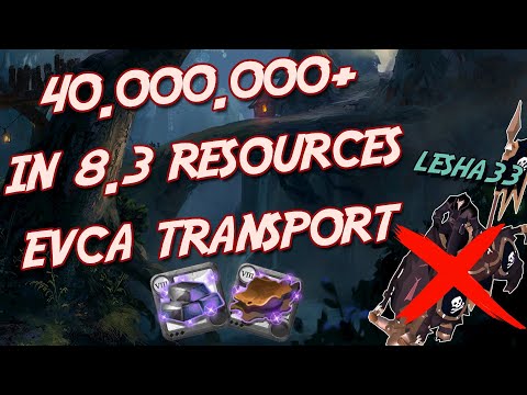 EVCA Transport of 40.000.000+ in 8.3 resources - awesome profit for gankers