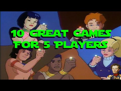 10 Great games for 5 players